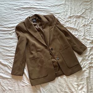 Zara Olive Green Oversized Blazer Size Small